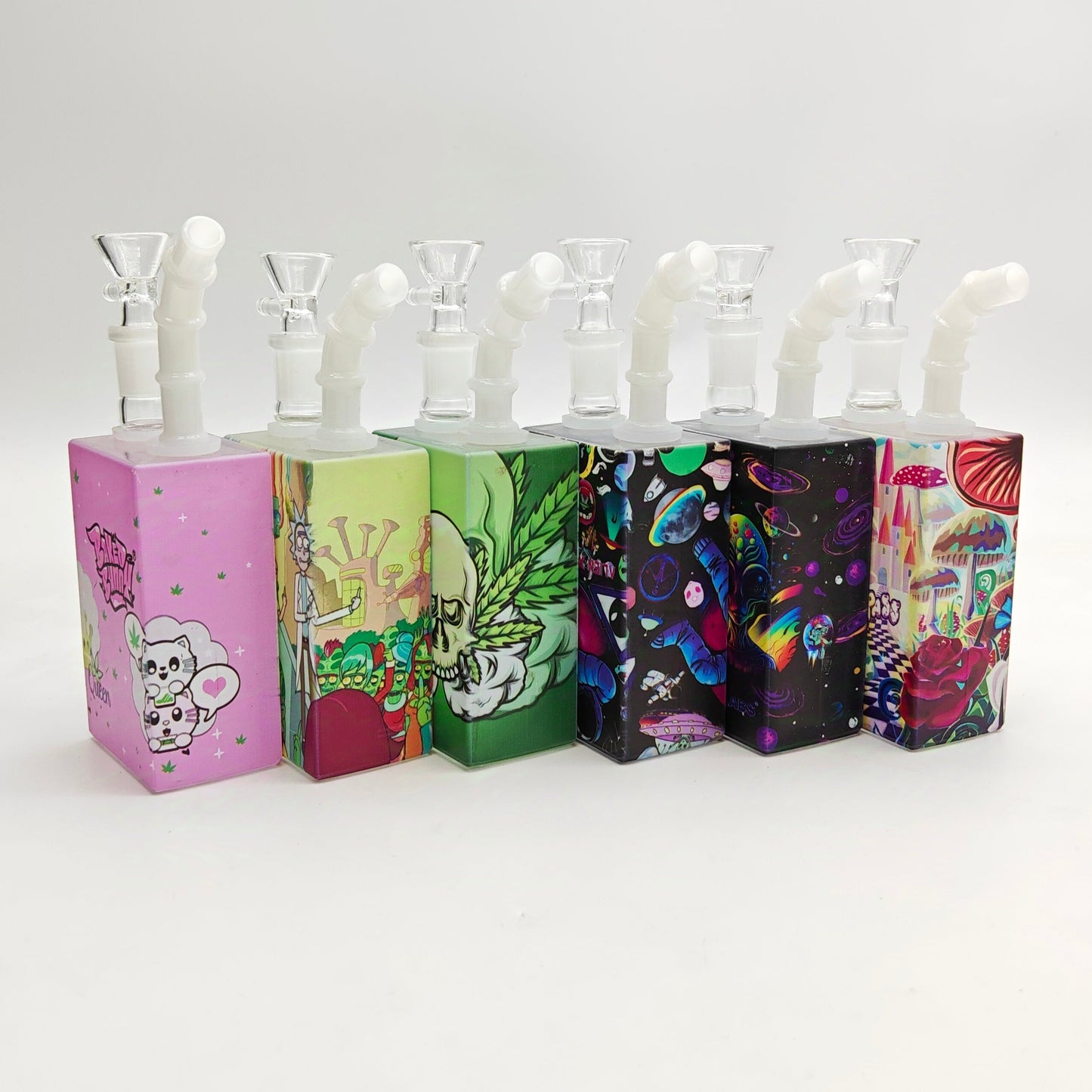 7.5" New Design Juicy Box Glass Bong Assorted_0